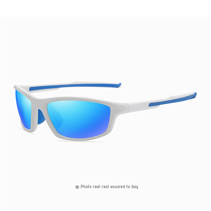 C1 White frame+ice blue lenses