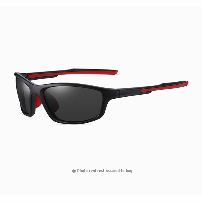 C5 Black/red frame+grey lenses